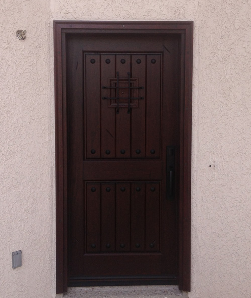 Decorative Wood Door